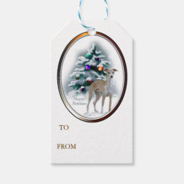 Etiquetas Para Regalos Navidades de Greyhound de Italia