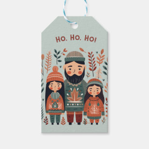 Etiquetas Para Regalos Navidades de Higge Familia Escandinava Acogedora