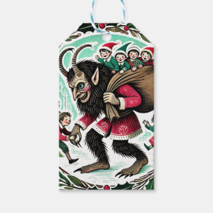 Etiquetas Para Regalos Navidades de Krampus