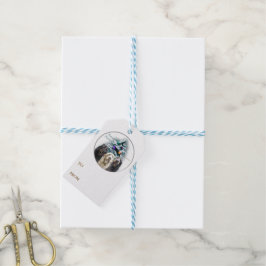 Etiquetas Para Regalos Navidades de Labradoodle Trio