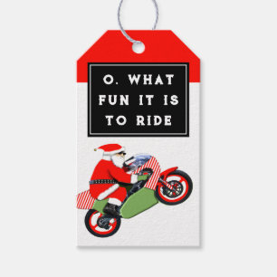 Etiquetas Para Regalos Navidades de motocicleta