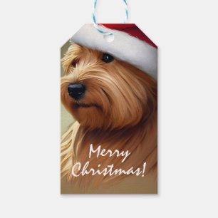 Etiquetas Para Regalos Navidades de Norfolk Terrier