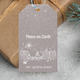 Etiquetas Para Regalos Navidades de países blancos por la paz en la Tierr