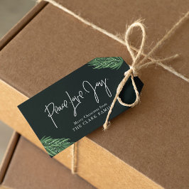 Etiquetas Para Regalos navidades de "Peace Love Joy"