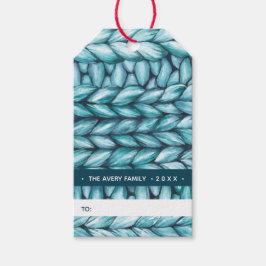 Etiquetas Para Regalos Navidades de punto azul