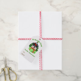 Etiquetas Para Regalos Navidades de Shih Tzu