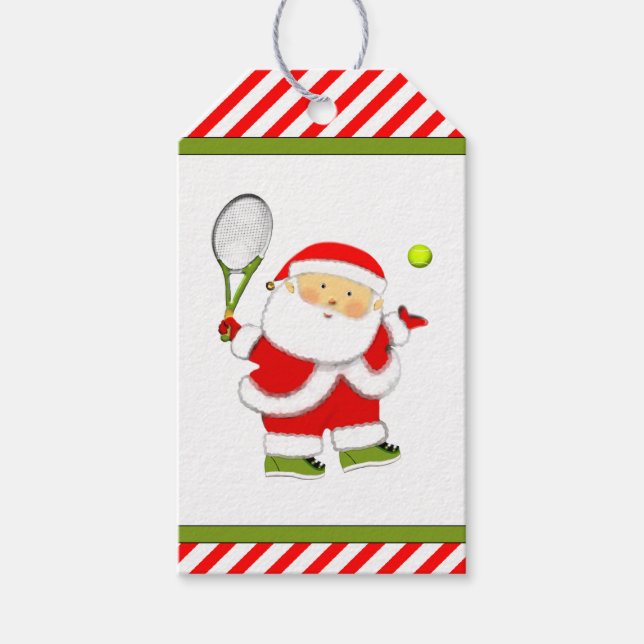Etiquetas Para Regalos Navidades de tenis (Anverso)