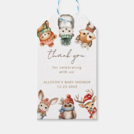 Etiquetas Para Regalos Navidades de Woodland