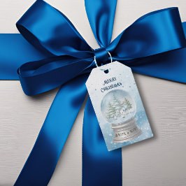 Etiquetas Para Regalos Navidades de Woodland Baby Animals