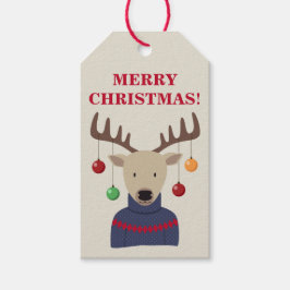 Etiquetas Para Regalos Navidades Deer