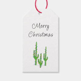 Etiquetas Para Regalos Navidades Desierto de Cactus en vacaciones al suro
