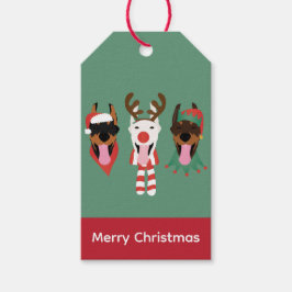 Etiquetas Para Regalos Navidades Dobermann Dogs