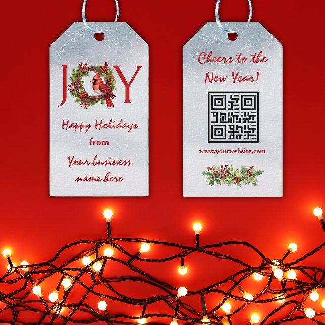 Etiquetas Para Regalos Navidades empresariales (Add a personal touch to your gifts with our custom Christmas business tags! Order yours today!)
