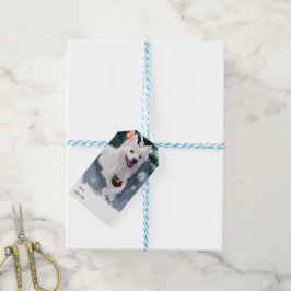 Etiquetas Para Regalos Navidades esquimales de perro de Estados Unidos