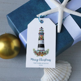 Etiquetas Para Regalos Navidades faro acuático náutico
