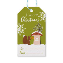 Navidades felices nombre de regalo de invierno ani