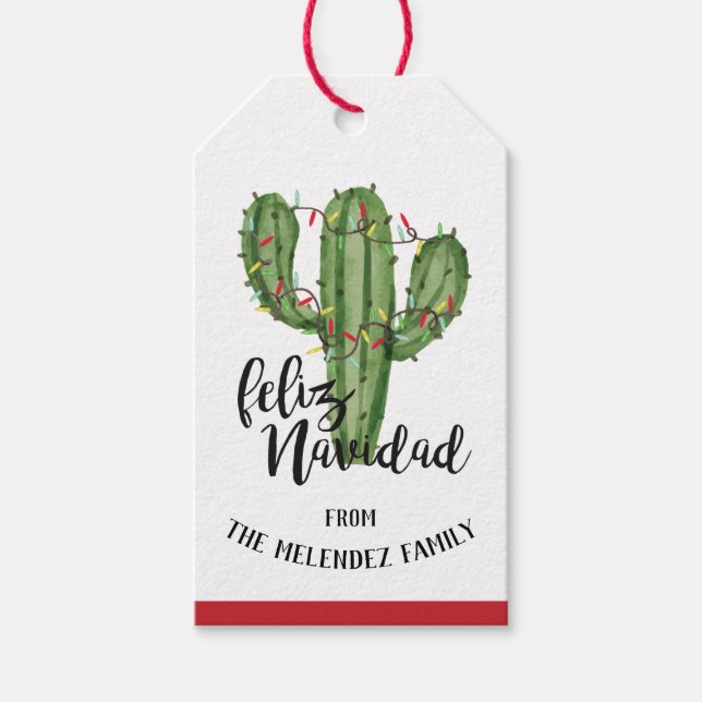 Etiquetas Para Regalos Navidades Feliz Navidad (Anverso)