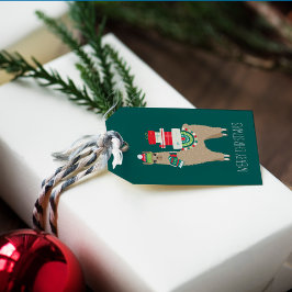 Etiquetas Para Regalos Navidades festivos Alpaca personalizada