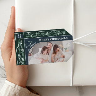 Etiquetas Para Regalos Navidades fotográficos modernos de Evergreen Garla
