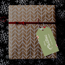 Etiquetas Para Regalos Navidades ilustrados verdes