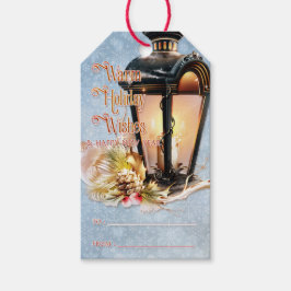 Etiquetas Para Regalos Navidades Lantern Warm Holiday Wiers