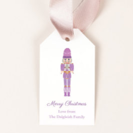 Etiquetas Para Regalos Navidades Lilac Nutcracker Ballet Soldado de Mader