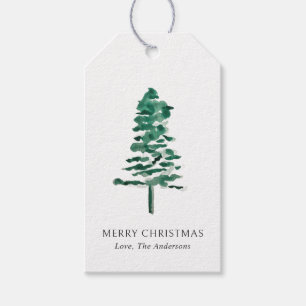 Etiquetas Para Regalos Navidades modernos de la pina acuarela