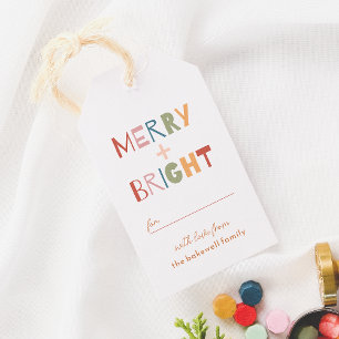 Etiquetas Para Regalos Navidades modernos y brillantes de colores