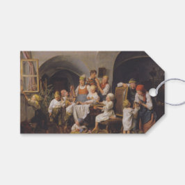Etiquetas Para Regalos Navidades Morning (por Ferdinand Georg Waldmüller)