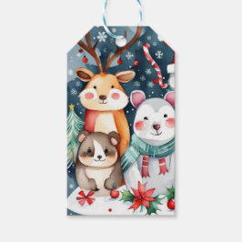 Etiquetas Para Regalos Navidades Navidades temáticos lindos animales