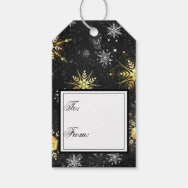 Etiquetas Para Regalos Navidades navideños navideños con copos de nieve n