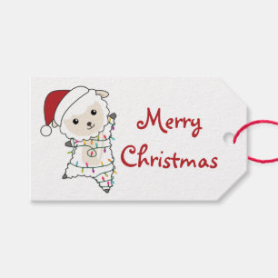 Etiquetas Para Regalos Navidades ovinos ovinos animales camioneros Sombre