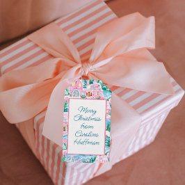Etiquetas Para Regalos Navidades personalizados de las casas de jengibre 