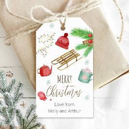 Etiquetas Para Regalos Navidades personalizados etiquetan a Navidades ilu