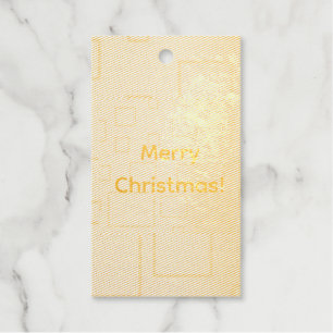 Etiquetas Para Regalos Navidades Regalo Elegante Festividad Geométrica