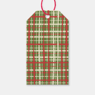 Etiquetas Para Regalos Navidades Retro Pintados Pintan Patrón de acuarela