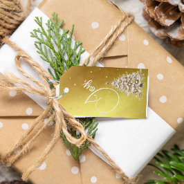 Etiquetas Para Regalos Navidades saludando el árbol de colores de la aleg
