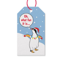 Navidades Santa Penguin dice