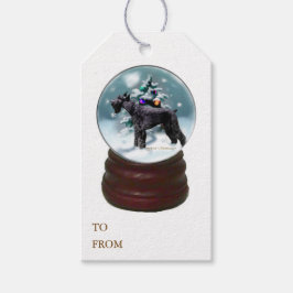 Etiquetas Para Regalos Navidades Schnauzer gigantes