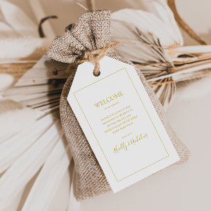 Etiquetas Para Regalos Navidades simples y elegantes Bienvenida del Bod