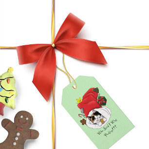 Etiquetas Para Regalos Navidades Stocking Cute Calico Kitten