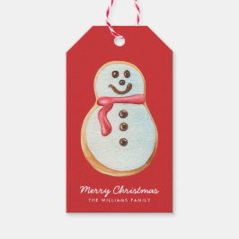 Etiquetas Para Regalos Navidades Sugar Cookie Snowman