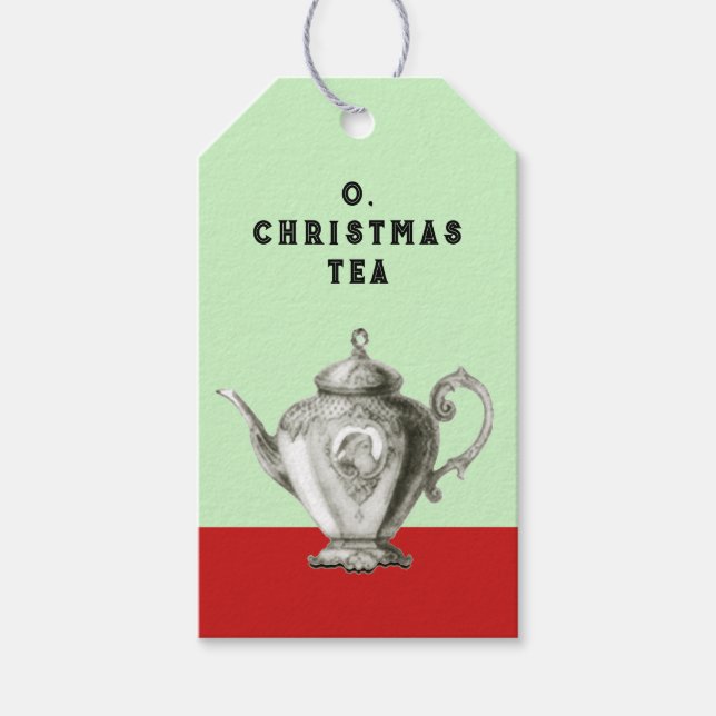 Etiquetas Para Regalos Navidades Tea (Anverso)
