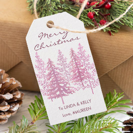 Etiquetas Para Regalos Navidades únicos de árboles con flores rosas