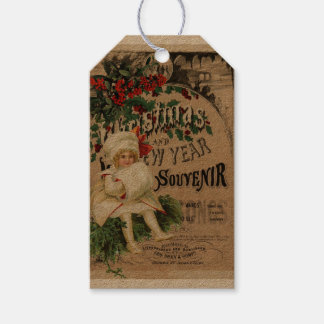 Etiquetas Para Regalos Navidades vintage, lindo, divertido, retro