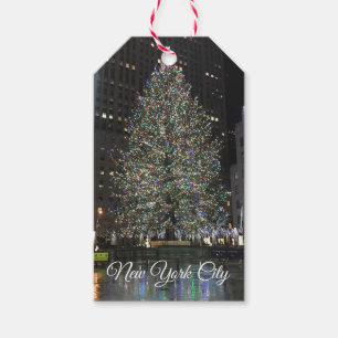 Etiquetas Para Regalos New York City Rockefeller Center Christmas Tree NY