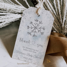 Nieve Baby Shower de Invierno