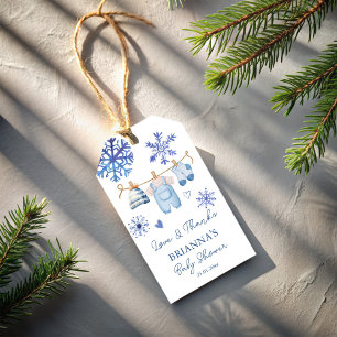 Etiquetas Para Regalos Nieve enamorada copos de nieve invierno ducha de b