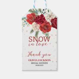 Etiquetas Para Regalos Nieve enamorada ducha de novia copo de nieve rústi