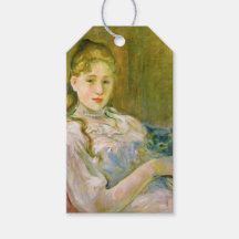 Niña con un Gato (por Berthe Morisot)